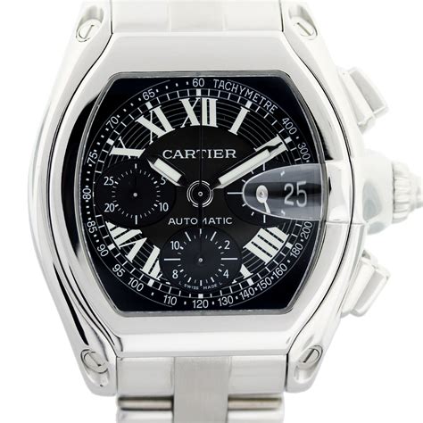 cartier watch black|black cartier watch men.